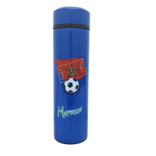 Bouteille iso 400 ml inox foot morocco