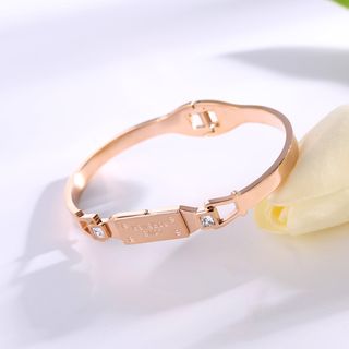 სიყვარული სამუდამოდ ვარდისფერი ოქროს სამაჯური / Love Forever Rose Gold Bracelet