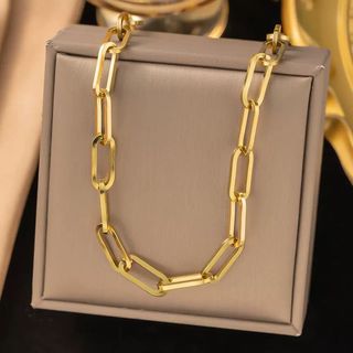 მკვეთრი ჯაჭვის ყელსაბამი / Bold Chain Necklace