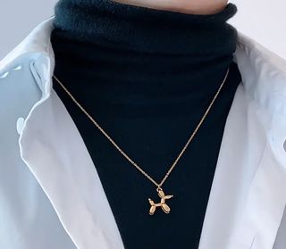 ბუშტი-ძაღლის ყელსაბამი / Balloon Dog Necklace