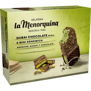 Helado Sandwich Mini Dubai 510 Ml
