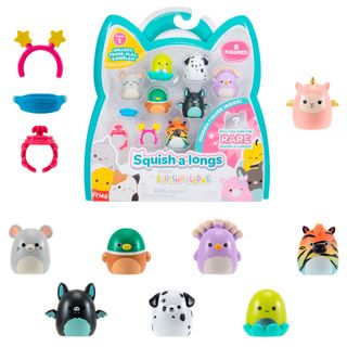Squishmallows Squish a Longs Pack 8 Surtido -SQAL0021