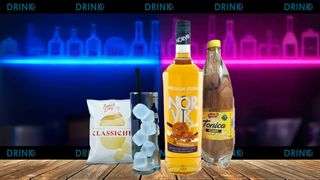 Menu Aromatico (vodka Norvik al caramello con tonica Freeway)