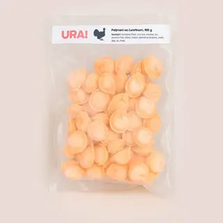 Peljmeni sa curetinom i puterom / Пельмени с индейкой и сливочным маслом