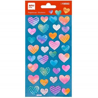 Stickers Cœurs Holographiques