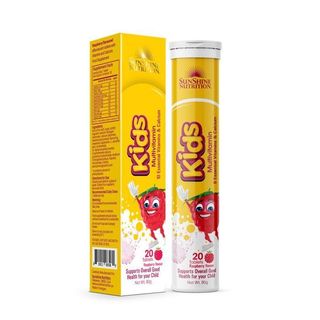 SUNSHINE NUTRITION KIDS MULTIVITAMIN EFF RASPBERRY 20'S