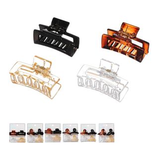 თმის სამაგრი/Hair Claw Clip (4 pcs)