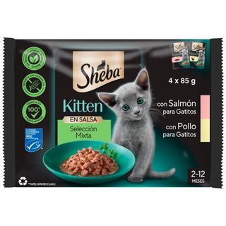 Comida Gato Salsa Mix Sheba 340 Gr