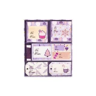 Novogodišnji tag za poklon - set - Xmas World