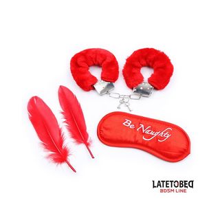 Set Latetobed BDSM Línea roja