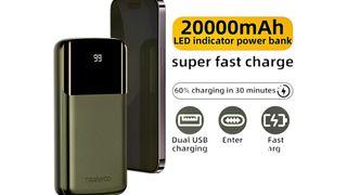 20000 მაჰ სიმძლავრის ფოვერ ბანკი  გარე დამტენი
