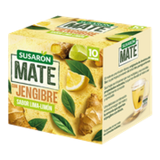 Infusión Mate Con Jengibre Lima Limón Susarón 10 Uds.