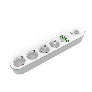 Produžni kabl LDNIO SE4432 4xšuko+4xUSB 2m