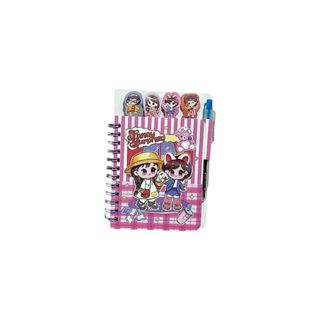 ბლოკნოტი კალმითა და სანიშნებით