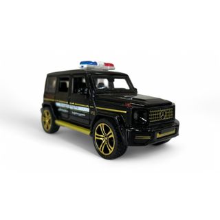 მეტალის საკოლექციო პოლიციის მანქანა ჯიპი