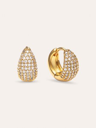 Pendientes Gota Scarlett Baño Oro