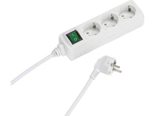 VIVANCO Extensão Tripla 3m Preto