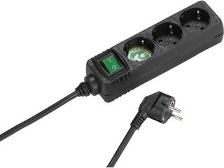 VIVANCO Extensão Tripla Schuko 1.4m Preto