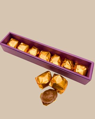 BOITE 7 PIECE MARRON GLACE