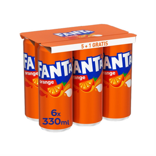 Sok Fanta Orange Gazirani 0.33L Limenka 5+1 Gratis