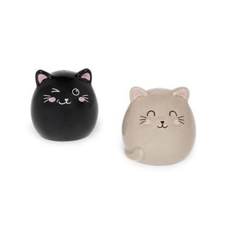 Gatito de Cerámica de Sal y Pepper Shaker