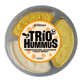 Hummus Trio   210gr Delituss