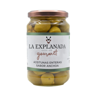 Aceitunas Con Hueso Gourmet Sabor Anchoa 200 Gr La Explanada