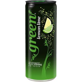 Green limonade lemon lime canette 33cl