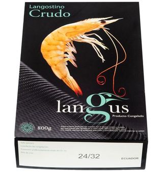 Langostino Langus Crudo Congelado 800 G