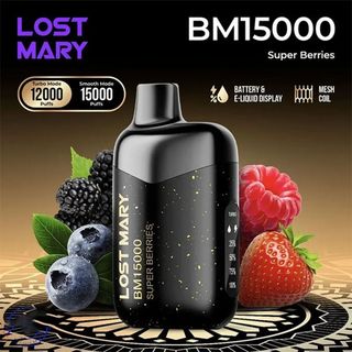 Lost Mary BM15K Super Berries Black, 3 Pack