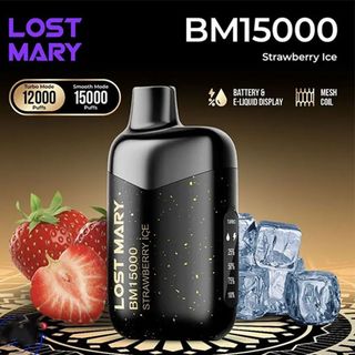 Lost Mary BM15K Strawberry Ice, 3 Pack