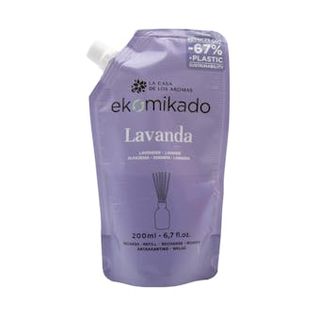 Recarga Ambientador Ekomikado Lavanda La Casa De Los Aromas 200 Ml