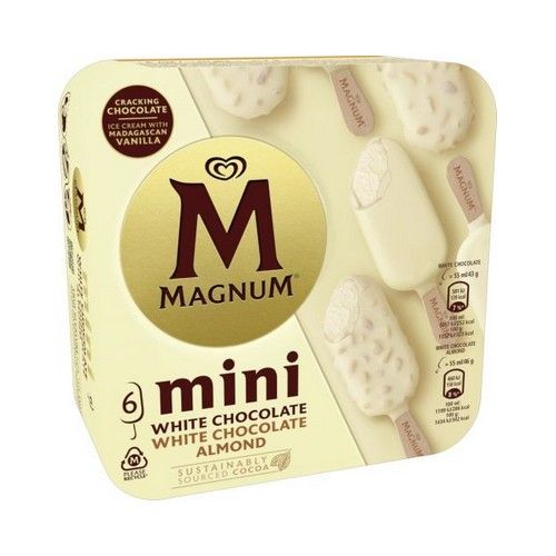 Magnum Mini White Almond (Pack Of 6)