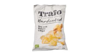 CHIPSY ZIEMNIACZANE CIENKO KROJONE Z SOLĄ MORSKĄ BIO 125 g - TRAFO