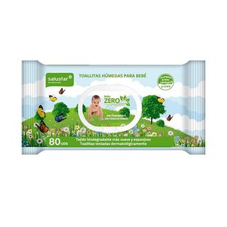 Salustar Baby Zero Lingettes Humides Bébé 80 Unités