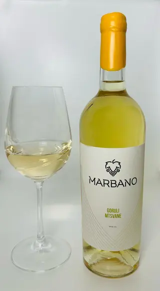 თეთრი მშრალი ღვინო გორული მწვანე 0,75 ლ