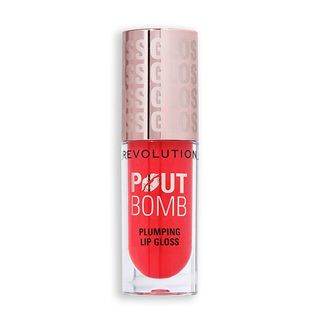 REVOLUTION Pout Bomb Plumping Lipgloss Cherry Sheer Red