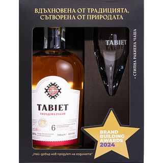 Tabiet гроздова ракия 42% 0,7 л + чаша / 20885900