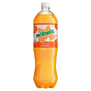 Mirinda Zero cukru Napój gazowany o smaku pomarańczy 1,5 l