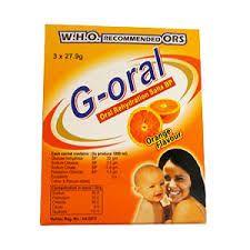 G-ORAL Orange Oral Rehydration Salt, 27.9g