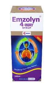 EMZOR EMZOLYN 4WAY SYRUP, 100ml