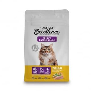 Pienso Esterilizado De Pollo Fresco Para Gatos Adultos, Frutas Y Verduras Dream Excellence 1,5 Kg.