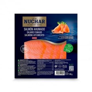 Salmón Ahumado En Lonchas Nuchar 80 G