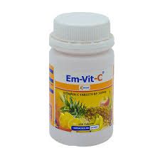 Emvit-C Vitamin C Colored X100 Tablets
