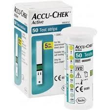 ACCU CHECK BLOOD GLUCOSE TEST STRIPS*50