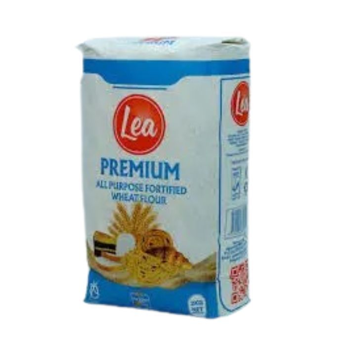 Lea Premium Fortified All-Purpose Wheat Flour, 2kg