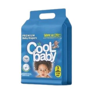 COOL BABY OPEN DIAPERS HIGH COUNT 44'S SIZE 2