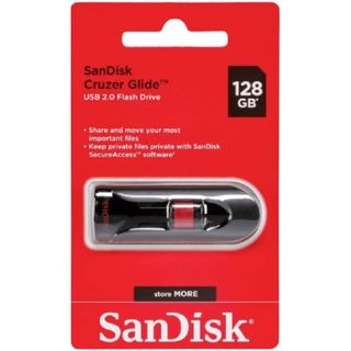 SANDISK CRUZER GLIDE 3.0 FLASH DRIVE 128GB