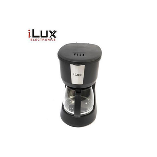 ilux Machine à Café LX-6686CM - 1000W - 1.5 L - Noir