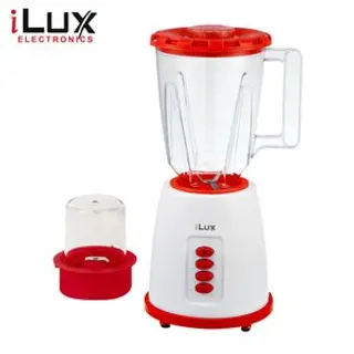 ilux Blender LX-202 - 1 Bol - 300W - Blanc/Rouge